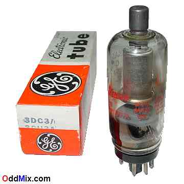 3A3C 3AW3 3B2 Half-Wave High Voltage 30 KV Rectifier GE Electronic Vacuum Tube [11 KB]