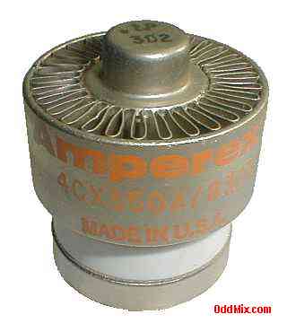 4CX350A/8321 Eimac Amperex Power Tetrode Transmitter Tube [10 KB]