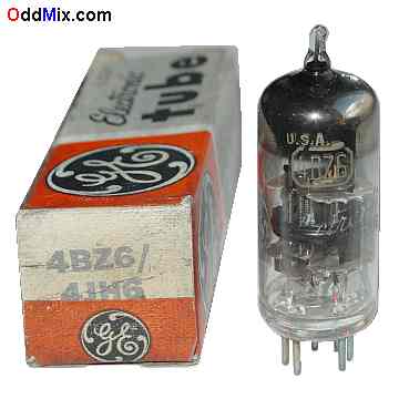 4BZ6/4JH6 Semiremote Cutoff Pentode RF Amplifier Miniature RCA GE Vacuum Tube [12 KB]