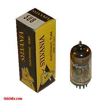 5U8 Medium-Mu Triode Sharp-Cutoff Pentode Sylvania Electronic Vacuum Tube [8 KB]