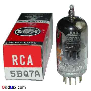 5BQ7A Medium-Mu Twin Triode RCA Radiotron Oscillator Electronic Vacuum Tube [12 KB]