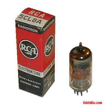 5CL8A Medium-Mu Triode Sharp-Cutoff Tetrode VHF RCA Radiotron Electron Tube [8 KB]