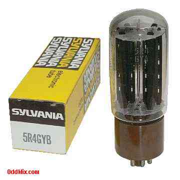 5R4GYA Full-Wave Vacuum Medium-Voltage Rectifier Sylvania Electronic Vacuum Tube [11 KB]