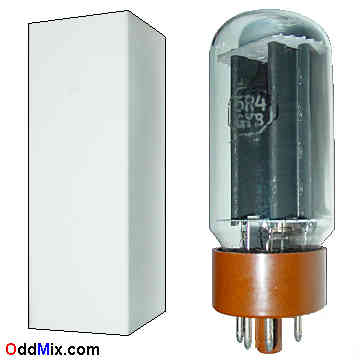 5R4GYB High Current Full-Wave Vacuum Industrial Military Rectifier RCA Vacuum Tube [9 KB]
