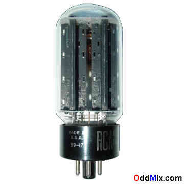 5U4GA High Current Full-Wave Industrial Military Vacuum Rectifier RCA Electronic Tube [8 KB]