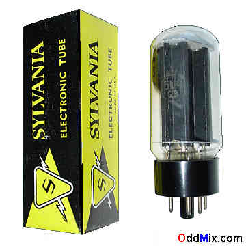 5U4GB High Current Full-Wave Industrial Military Vacuum Rectifier RCA Electronic Tube [15 KB]