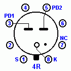 Vacuum Electron Tube Base 4R [2 KB]