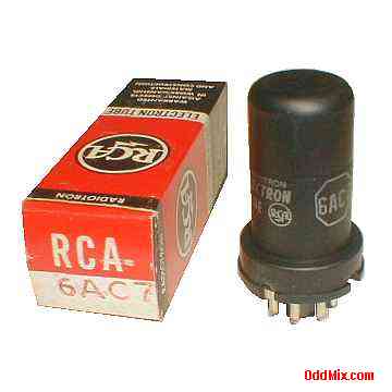 6AC7 Sharp Cutoff Pentode Amplifier Metal RCA Radiotron Electron Vacuum Tube [10 KB]