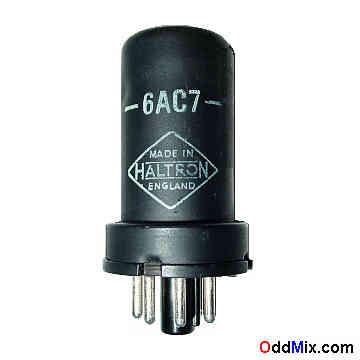 6AC7 Sharp Cutoff Pentode Amplifier Metal Haltron Electron Vacuum Tube [8 KB]