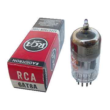 6AT8A Medium-Mu Triode Sharp-Cutoff Pentode RCA Radiotron Electron Vacuum Tube [10 KB]