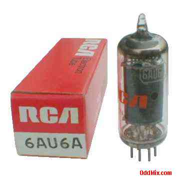 6AU6A Sharp Cutoff Pentode Amplifier Miniature RCA Radiotron Electron Vacuum Tube 2 [8 KB]