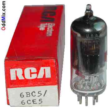 6BC5/6CE5 Sharp-Cutoff Pentode Amplifier RCA Electron Vacuum Tube [10 KB]