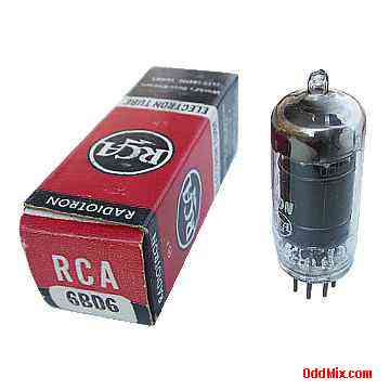 6BD6 Remote Cutoff Pentode Class-A Amplifier Miniature RCA Radiotron Vacuum Tube [11 KB]