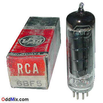 6BF5 Beam Power Class-A Amplifier RCA Radiotron Electron Vacuum Tube [13 KB]