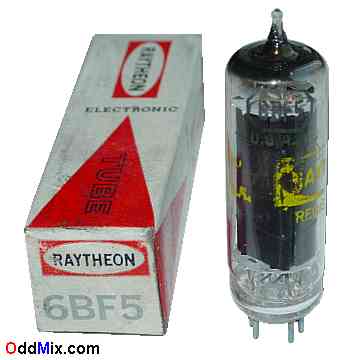 6BF5 Beam Power Class-A Amplifier RCA Raytheon Electron Vacuum Tube [10 KB]