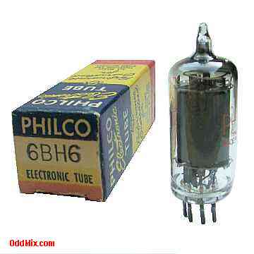 6BH6 Sharp Cutoff Pentode RF Amplifier Miniature Philco Electron Vacuum Tube [11 KB]