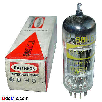 6BH8 Medium-Mu Triode Sharp-Cutoff Pentode Raytheon Electronic Vacuum Tube 2 [15 KB]