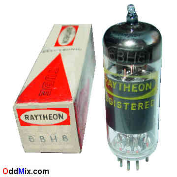 6BH8 Medium-Mu Triode Sharp-Cutoff Pentode Raytheon Electronic Vacuum Tube 3 [12 KB]