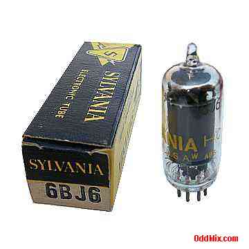 6BJ6 Remote Cutoff Pentode Class-A RF Amplifier Sylvania Electronic Vacuum Tube [12 KB]