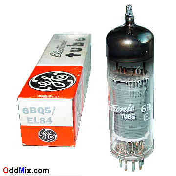 6BQ5/EL84 Power Pentode Class-A Amplifier GE Radio Electronic Vacuum Tube [13 KB]