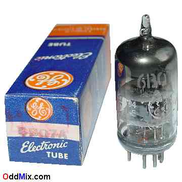 6BQ7A GE Medium-Mu Twin Triode Hi-Fi Audio Amplifier Electron Tube [13 KB]