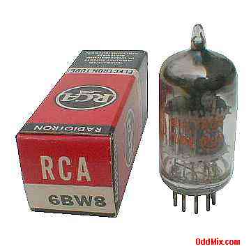 6BW8 Twin Diode-Sharp-Cutoff Pentode Amplifier RCA Radiotron Electron Vacuum Tube [12 KB]