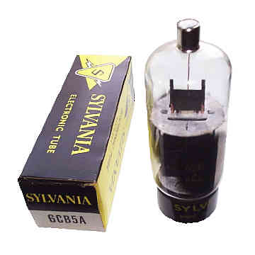 6CB5A Beam Tube Power Amplifier Glass Octal Sylvania Electronic Vacuum Tube [10 KB]