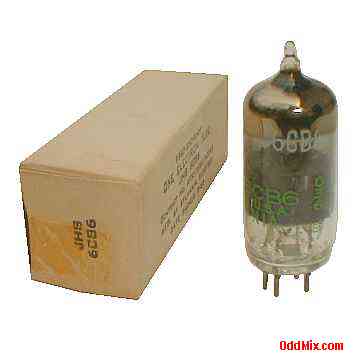 6CB6 Sharp Cutoff Pentode RF Amplifier Miniature Sylvania Electronic Vacuum Tube [7 KB]