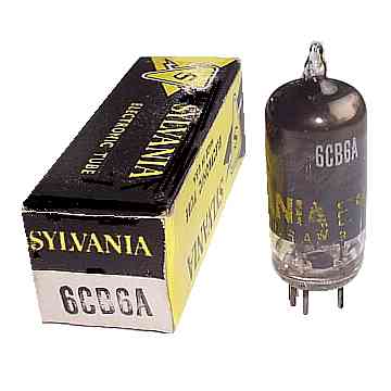 6CB6A Sharp Cutoff Pentode RF Amplifier Miniature Sylvania Electronic Vacuum Tube [12 KB]