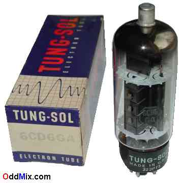 6CD6GA Beam Tube Power Hi-Fi Audio Amplifier Tung-Sol Electronic Vacuum Tube [11 KB]