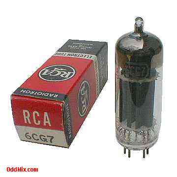 6CG7 Medium-Mu Twin Triode Amplifier RCA Radiotron Electron Vacuum Tube 2 [11 KB]