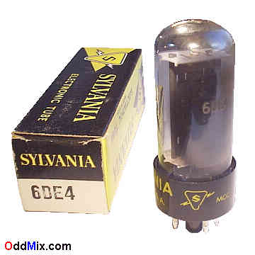6DE4 Half-Wave Vacuum Rectifier Sylvania High Voltage Electronic Tube [12 KB]
