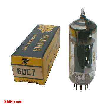 6DE7 Dual Triode RF Oscillator Class A Amplifier Sylvania Electronic Vacuum Tube [9 KB]