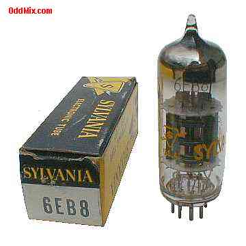 6EB8 High-Mu Triode Sharp-Cutoff Pentode Amplifier Sylvania Electron Vacuum Tube [12 KB]