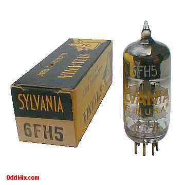 6FH5 High-Mu Triode RF Oscillator Amplifier Sylvania Electronic Vacuum Tube [11 KB]