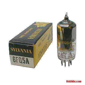 6FQ5A High-Mu Triode RF Oscillator Amplifier Sylvania Electronic Vacuum Tube [10 KB]