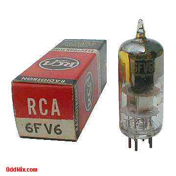 6FV6 Sharp-Cutoff Tetrode RF Amplifier RCA Radiotron Electron Vacuum  Tube [11 KB]