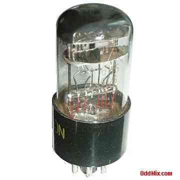 6H6 Raytheon Twin Diode Detector Rectifier Glass Octal Electronic Vacuum Tube [8 KB]