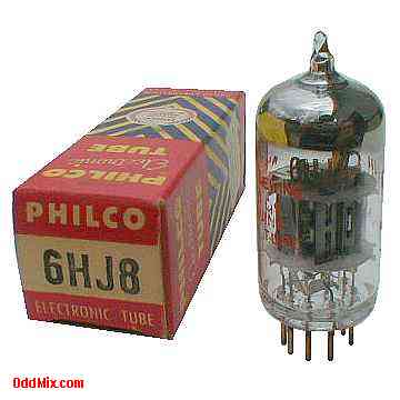 6HJ8 Diode Sharp-Cutoff Pentode HF Amplifier Philco Electronic Vacuum Tube [13 KB]