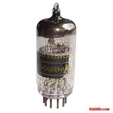 6KZ8 Medium-Mu Triode Sharp-Cutoff Pentode Motorola Golden Electron Vacuum Tube [7 KB]