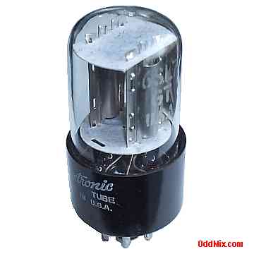6SL7GT GE Electron Vacuum Tube High-Mu Twin Triode Vintage Radio Collectable (8 KB)