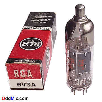 6V3A Half-Wave High Voltage Vacuum Rectifier Diode RCA Radiotron Electron Vacuum Tube [16 KB]