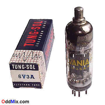 6V3A Half-Wave High Voltage Vacuum Rectifier Diode Sylvania Electron Vacuum Tube [14 KB]