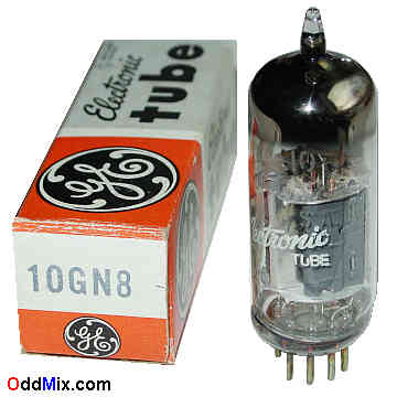10GN8 High-Mu Triode Sharp-Cutoff Pentode GE Electron Vacuum Tube [15 KB]