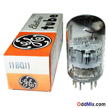 11BQ11 Remote-Cutoff Pentode, Sharp-Cutoff Pentode GE Electronic Compactron Tube [14 KB]