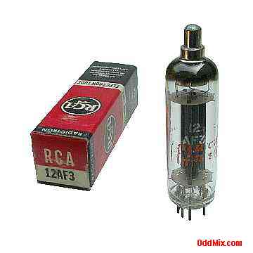 12AF3 RCA Radiotron Half-Wave Rectifier High Voltage HV Vacuum Electron Tube [10 KB]