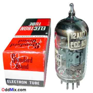 12AU7/ECC82 NPC Spain Medium-Mu Twin Triode Amplifier Multivibrator Electron Tube [12 KB]