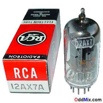 12AX7 RCA Radiotron High-Mu Twin Triode Audio Amplifier Electron Vacuum Tube [13 KB]