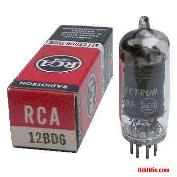 12BD6 RCA Radiotron Remote Cutoff Pentode Discontinued Tube [11 KB]
