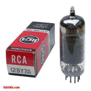 12BY7A RCA Radiotron Sharp-Cutoff Pentode Electron Tube Picture [10 KB]